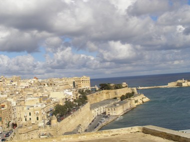 Malta:  Blick auf Valletta