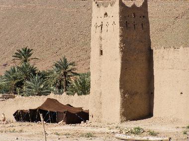 Marokko IOued Ziz Kasbah