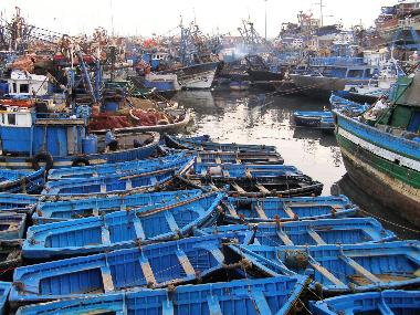 Marokko Essaouira Hafen