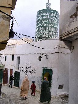Marokko Moulay Idriss  Minarett