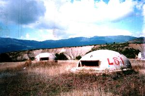 Albanien Erseka: Bunker