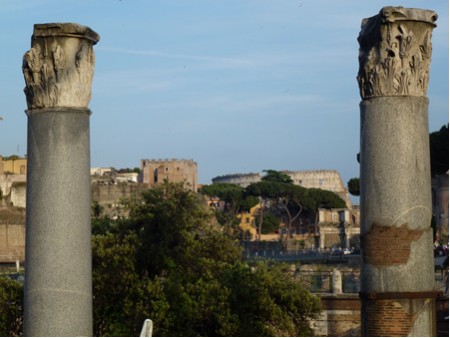 Rom Blick auf Kolosseum